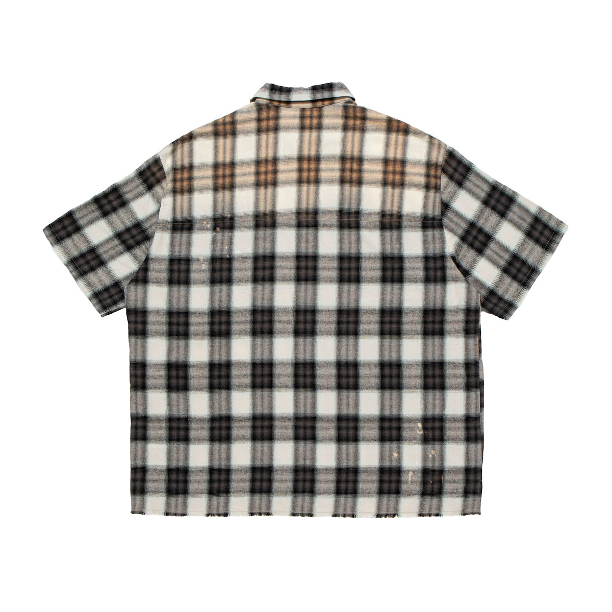 Ombre Check Damage S/S Shirt