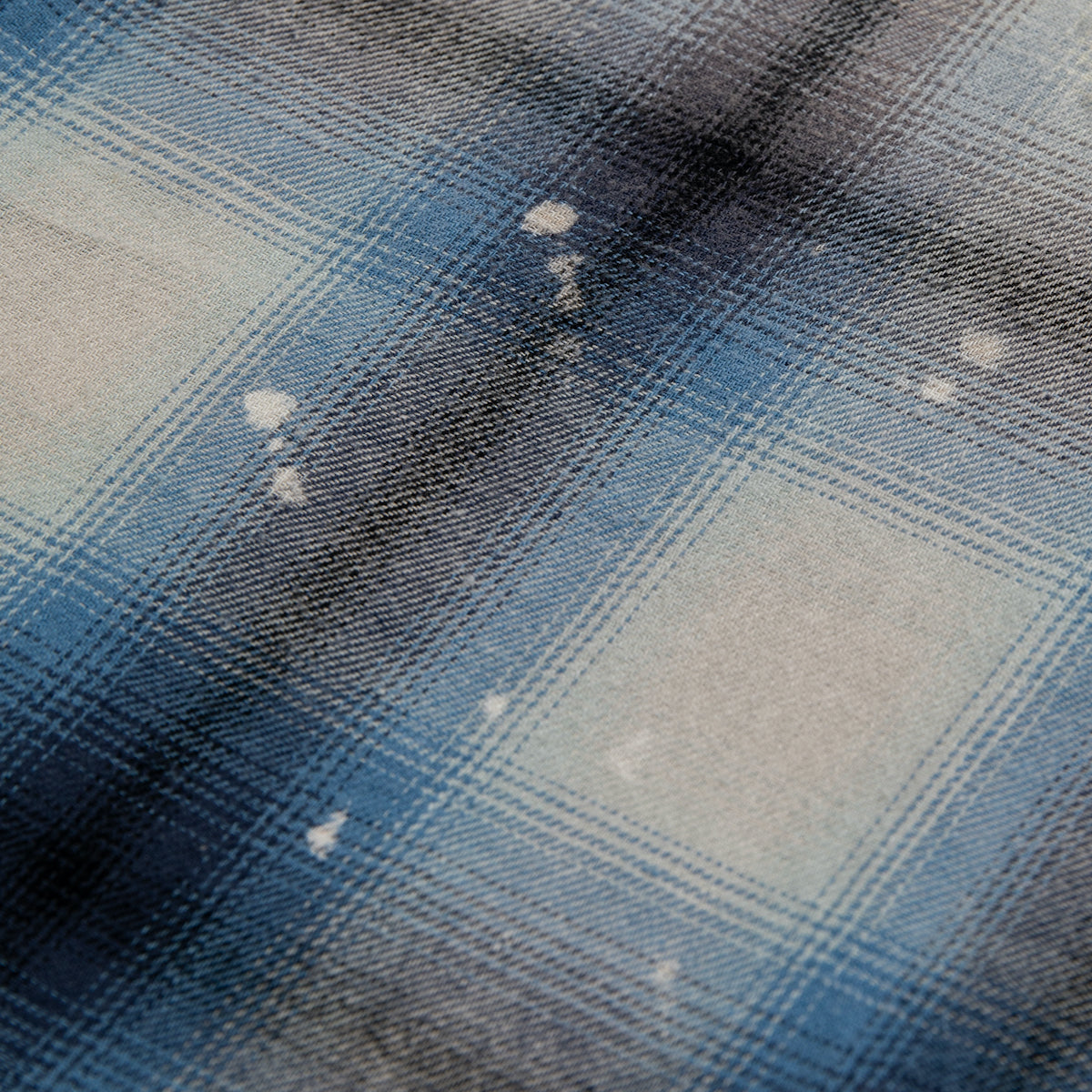 Ombre Check Damage S/S Shirt