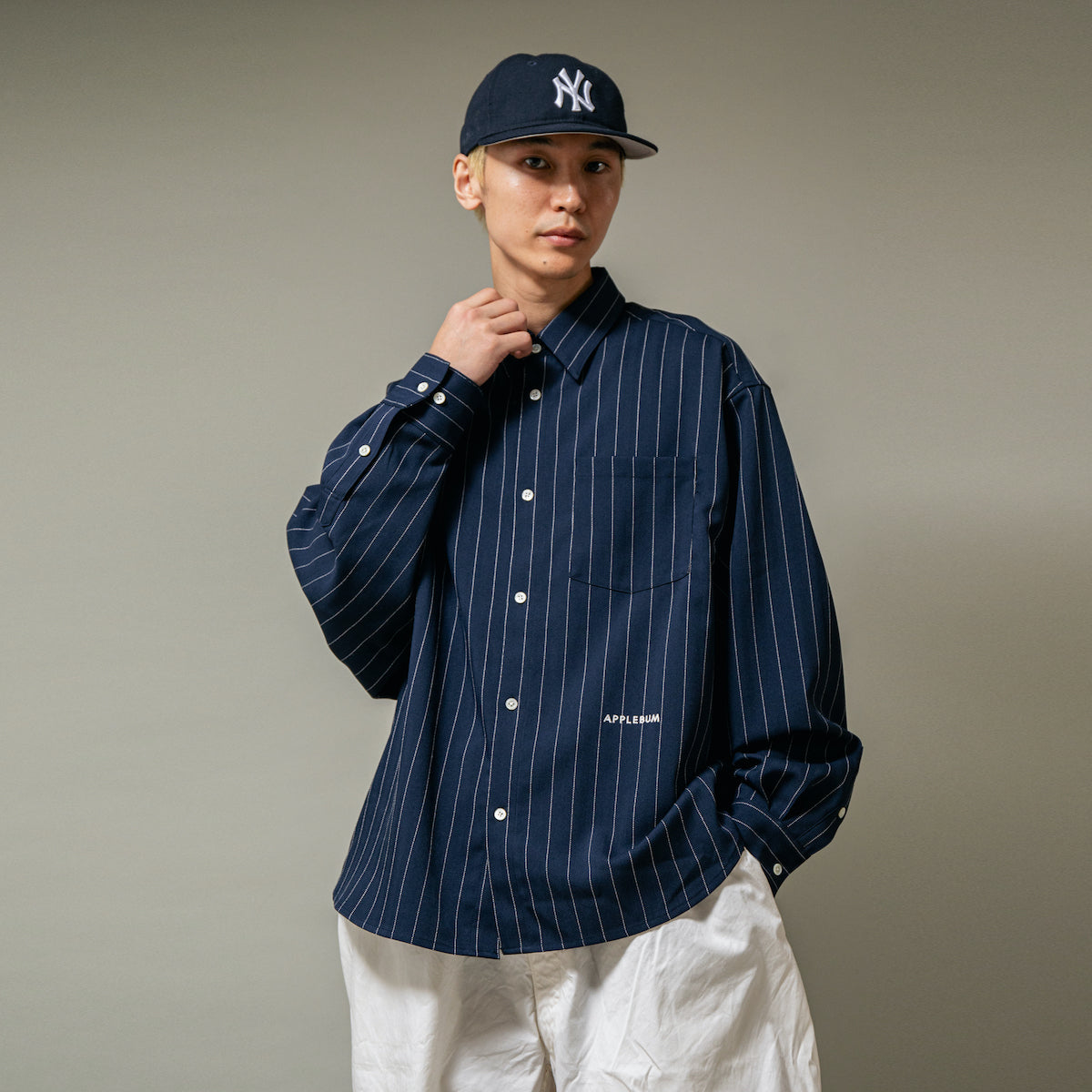 Stripe Oversize L/S Shirt