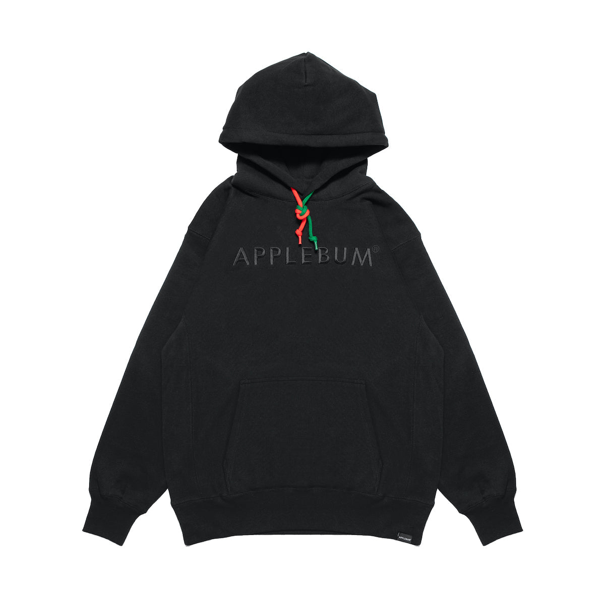 Black Logo Sweat Parka