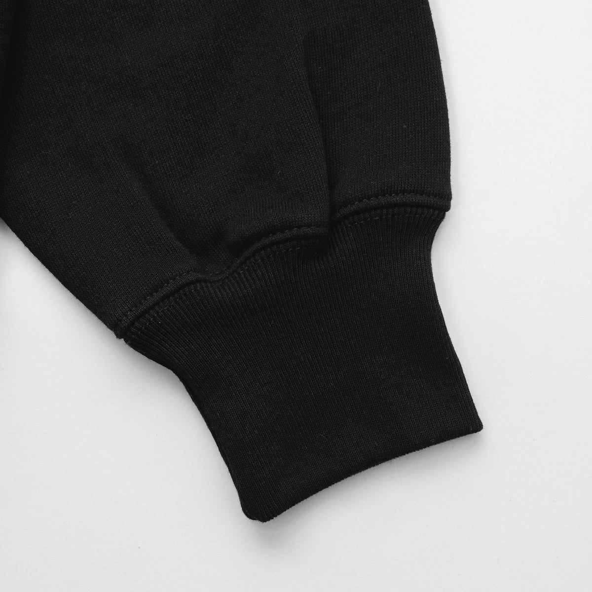 Black Logo Sweat Parka