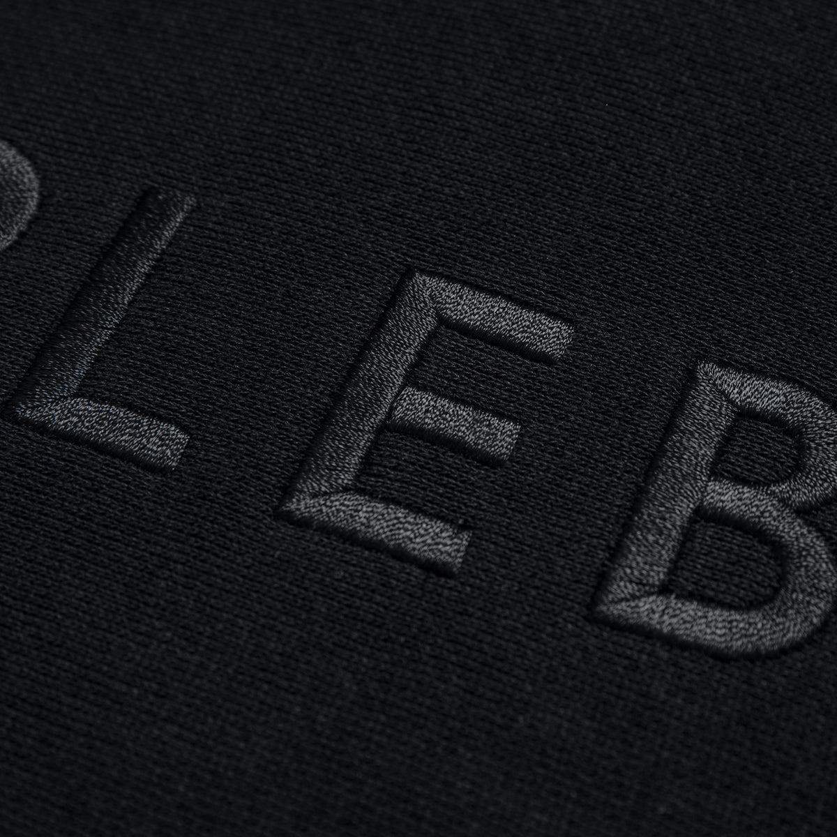 Black Logo Sweat Parka