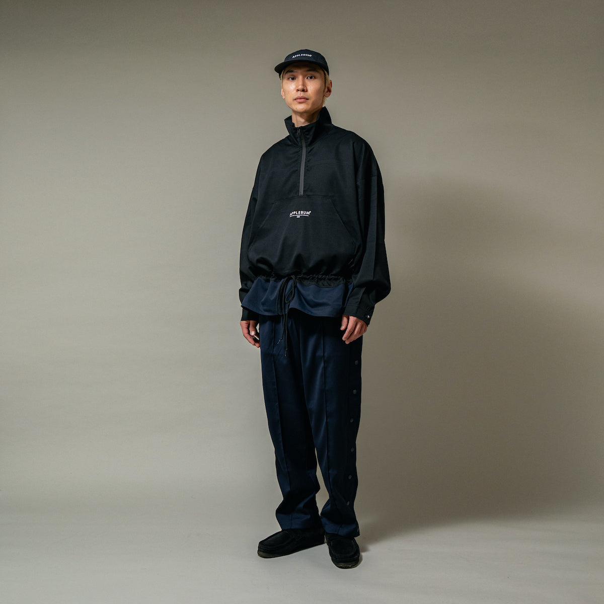 Bicolor Half-Zip Anorak