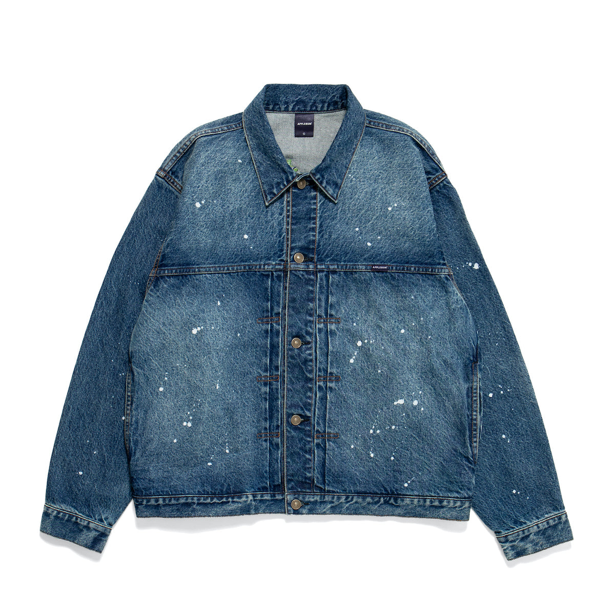“Apple blossom Logo” Denim Jacket