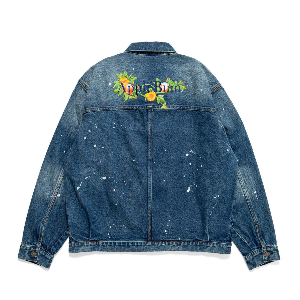 “Apple blossom Logo” Denim Jacket