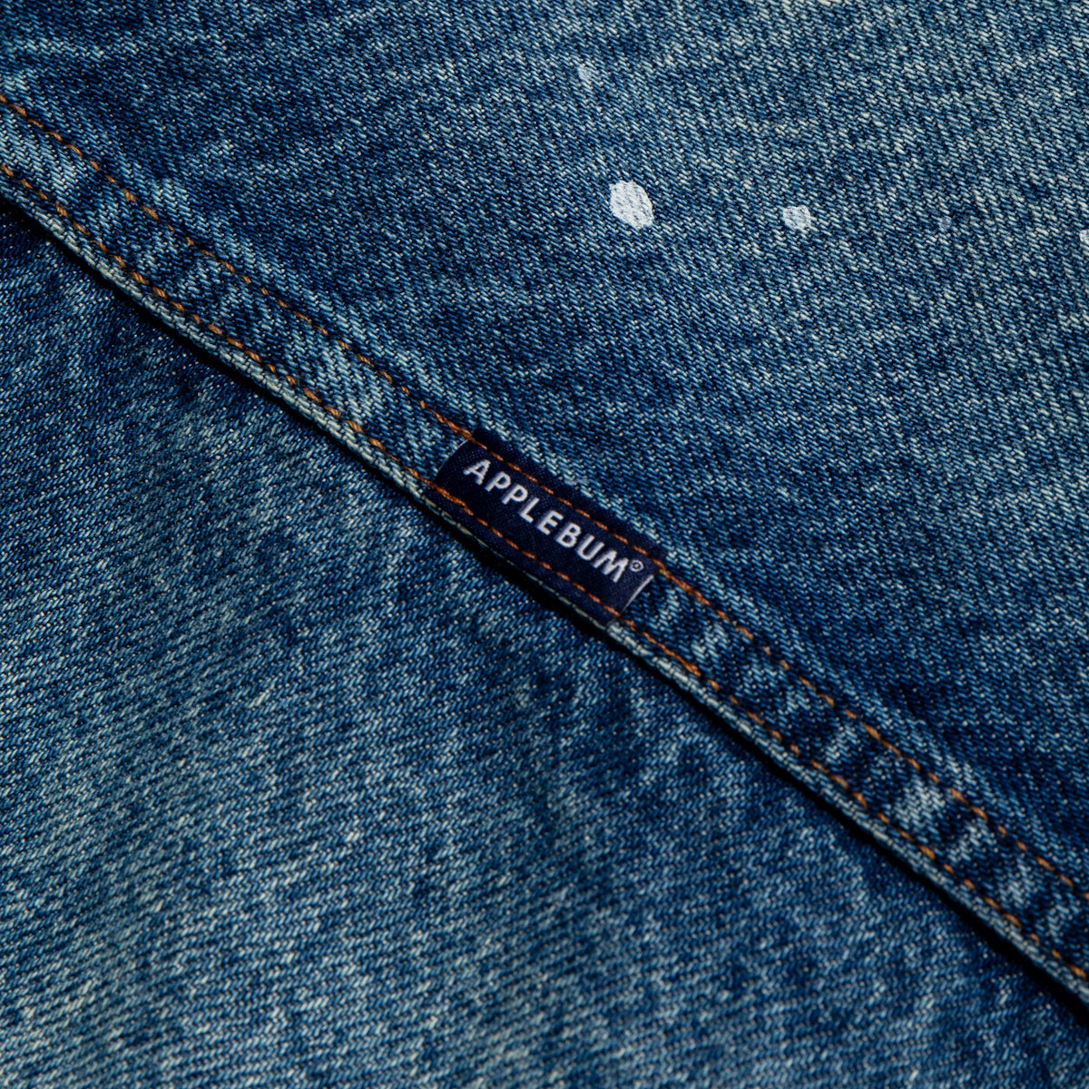 “Apple blossom Logo” Denim Jacket