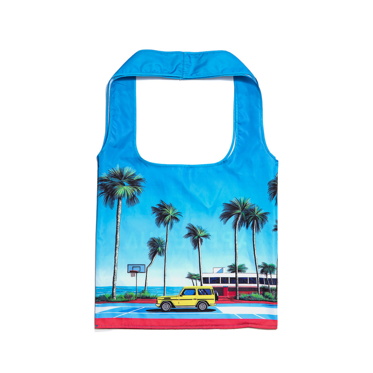Seaside Basketball Court Eco Bag