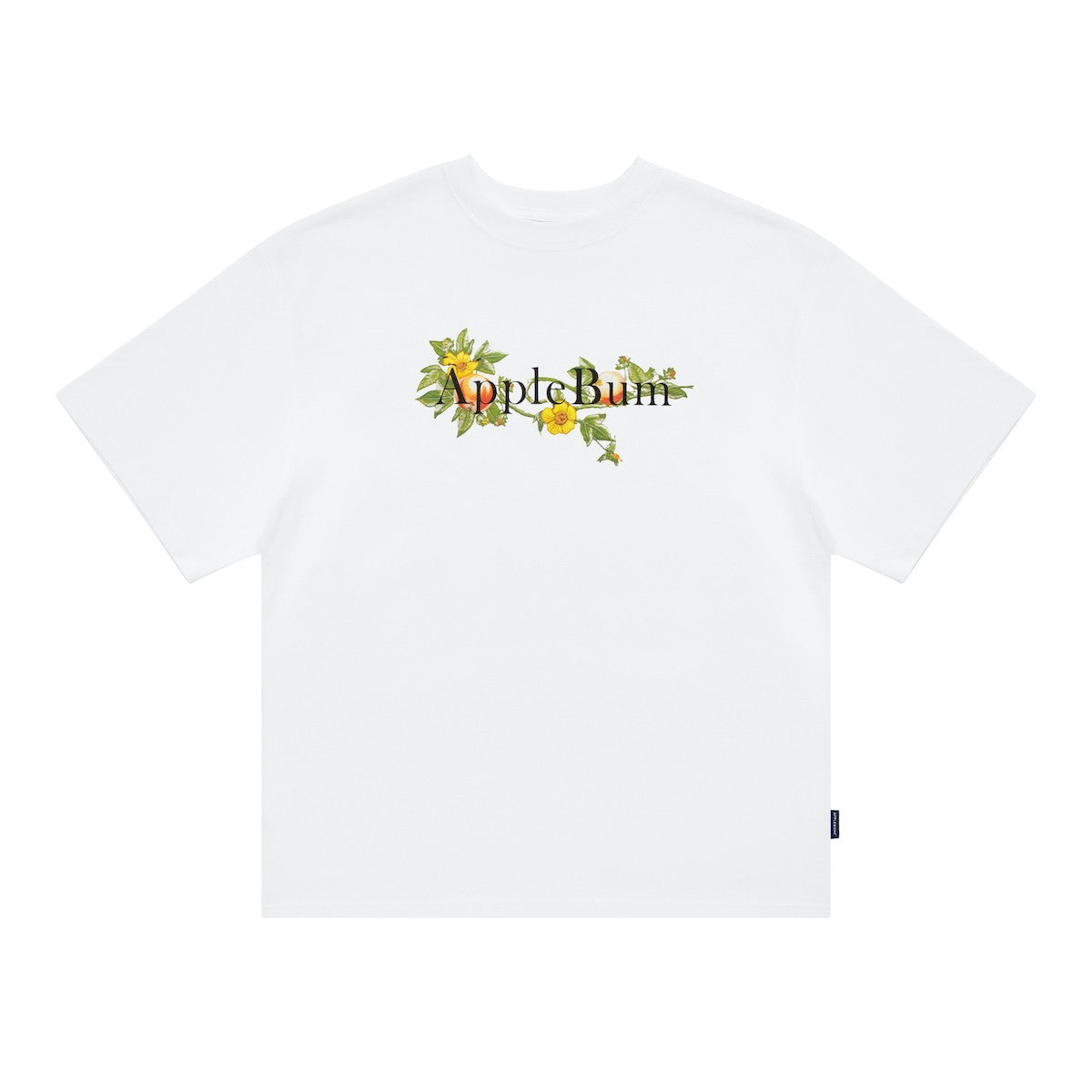 APPLEBUM “Apple Blossom Logo” T-shirt 12oz - WHITE