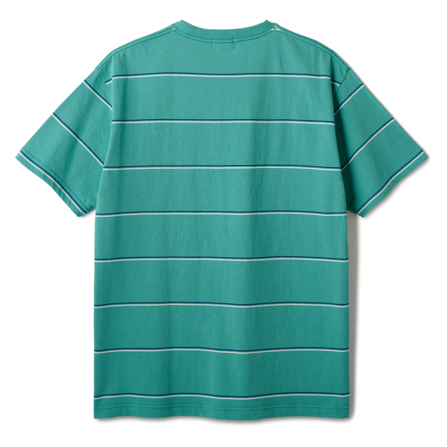 BLOCK LOGO PIN STRIPED SHIRT