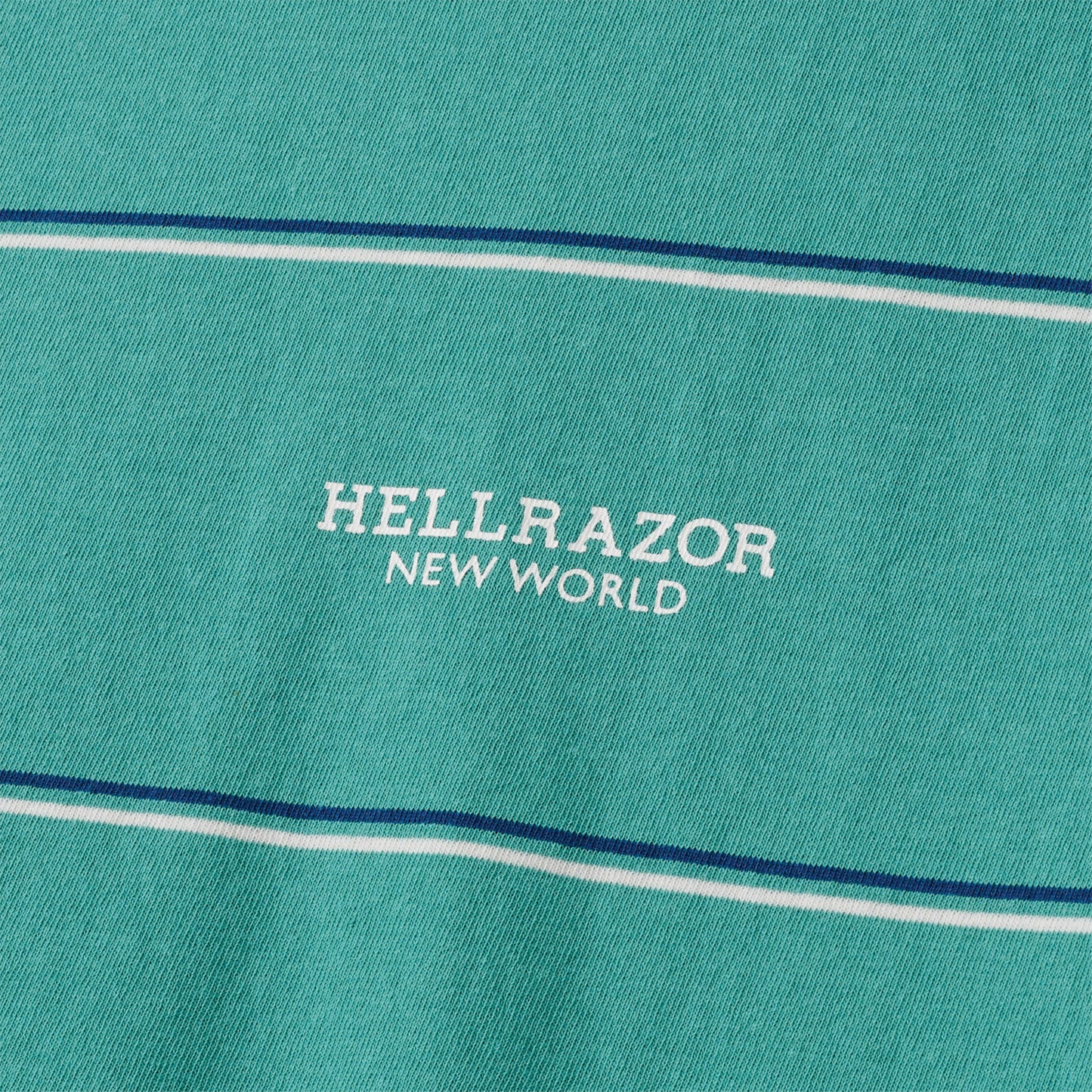 BLOCK LOGO PIN STRIPED SHIRT
