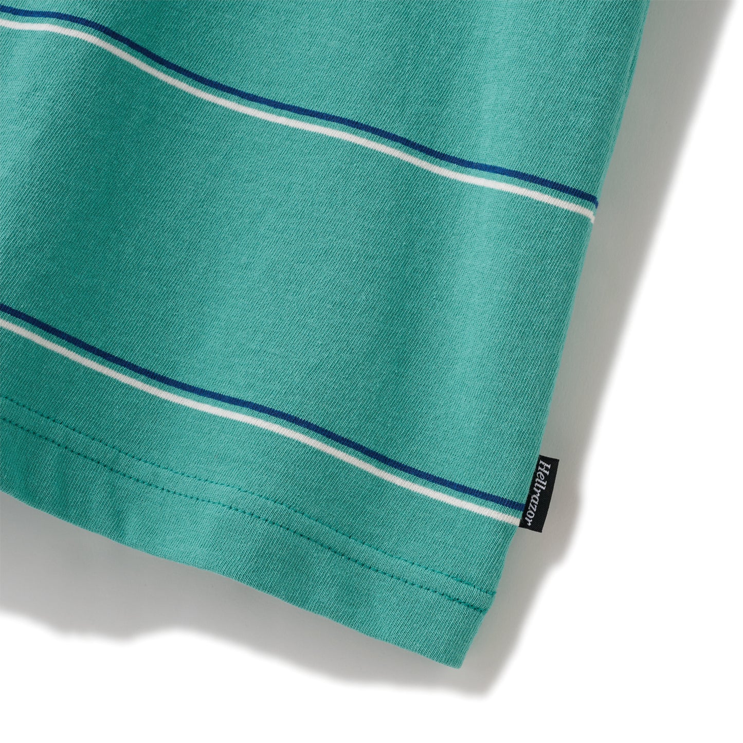 BLOCK LOGO PIN STRIPED SHIRT
