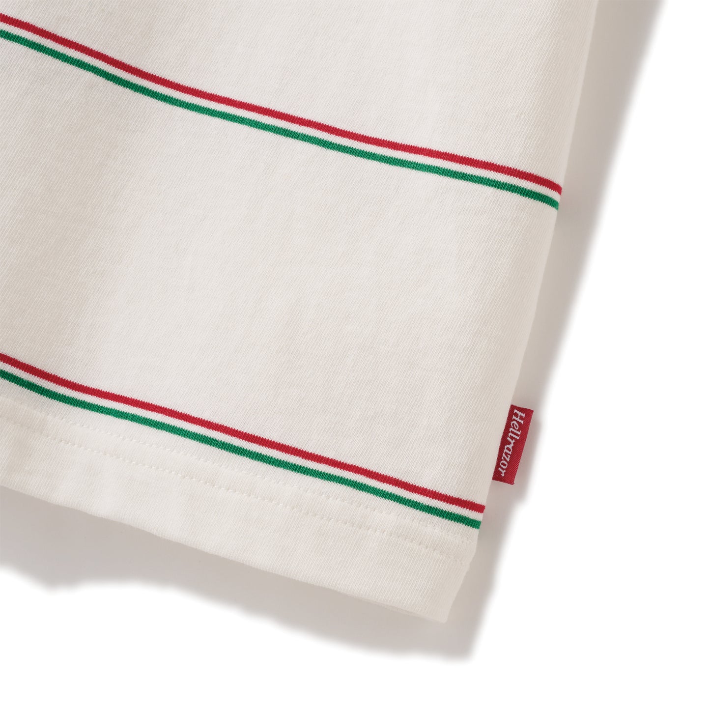 BLOCK LOGO PIN STRIPED SHIRT