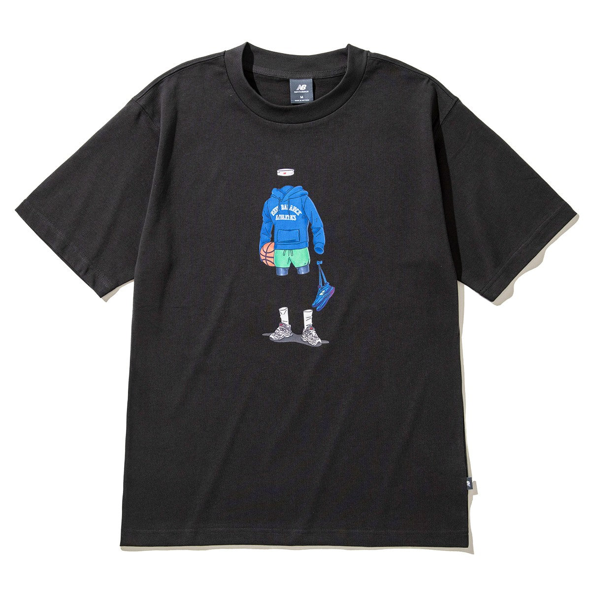 New Balance QTM BASKETBALL T-SHIRT ニューバランス QTM バスケットボール Tシャツ MT51658【メンズ 半袖Tシャツ グラフィック リラックスフィット 25SS】