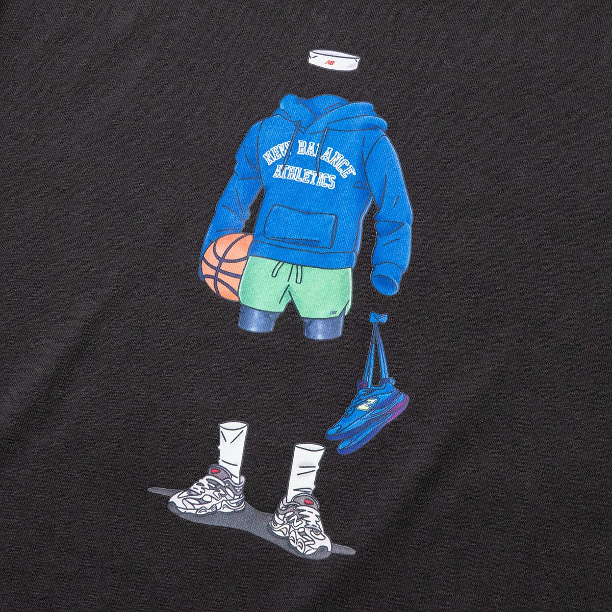 New Balance QTM BASKETBALL T-SHIRT ニューバランス QTM バスケットボール Tシャツ MT51658【メンズ 半袖Tシャツ グラフィック リラックスフィット 25SS】