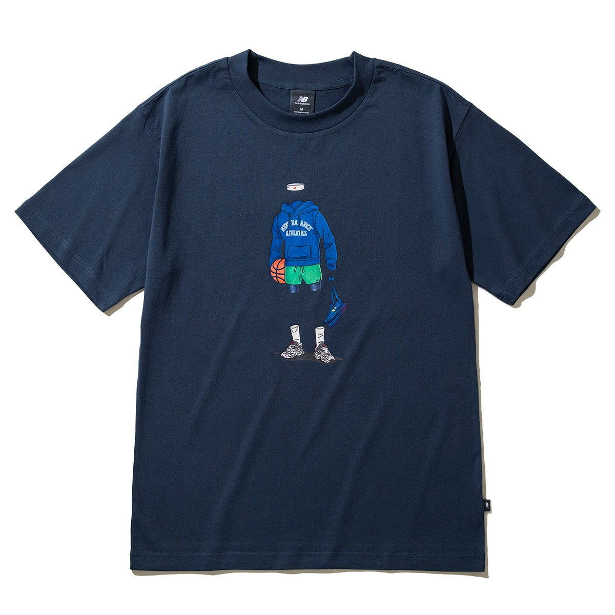 New Balance QTM BASKETBALL T-SHIRT ニューバランス QTM バスケットボール Tシャツ MT51658【メンズ 半袖Tシャツ グラフィック リラックスフィット 25SS】