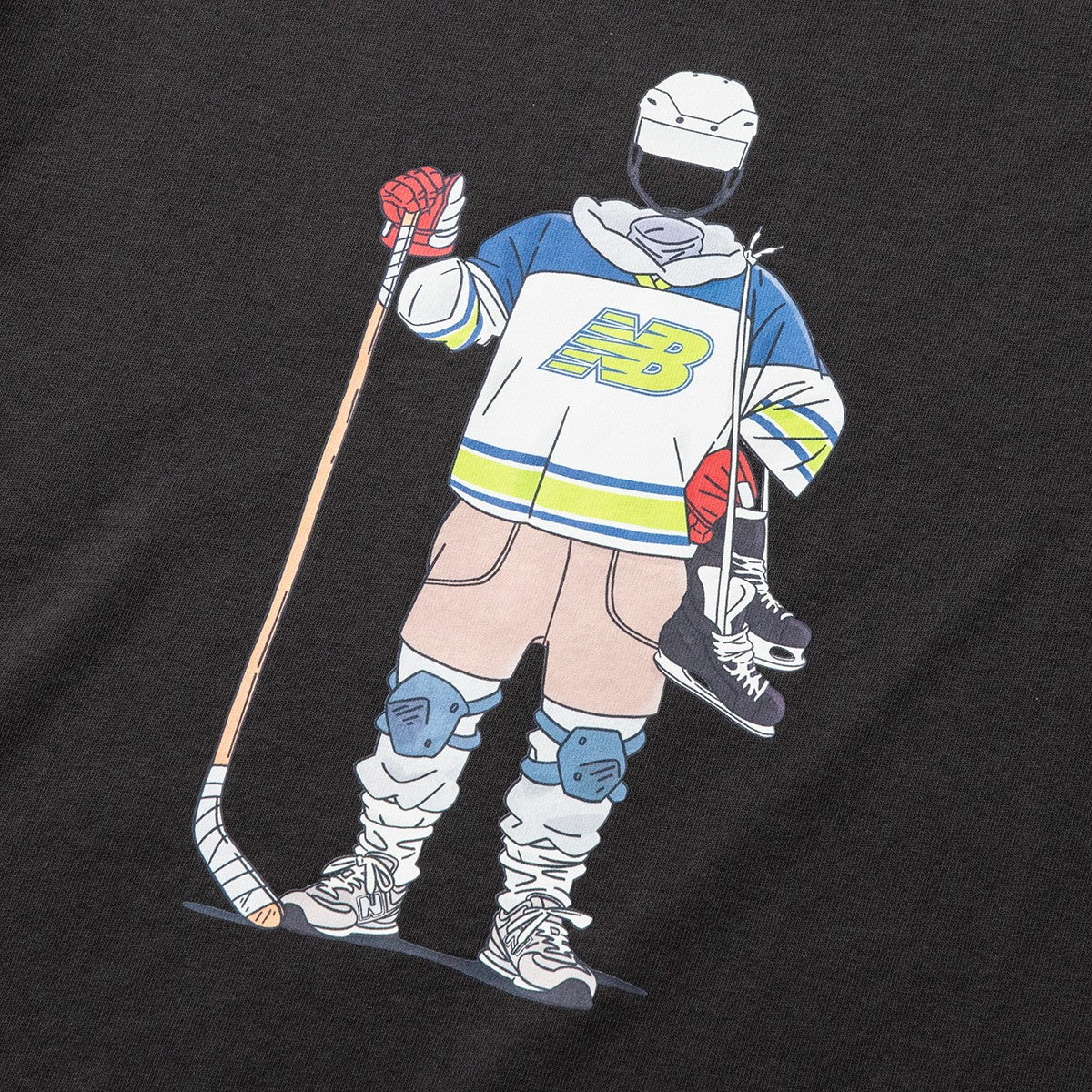New Balance QTM HOCKEY T-SHIRT ニューバランス QTM ホッケー Tシャツ MT51659【メンズ 半袖Tシャツ グラフィック リラックスフィット 25SS】
