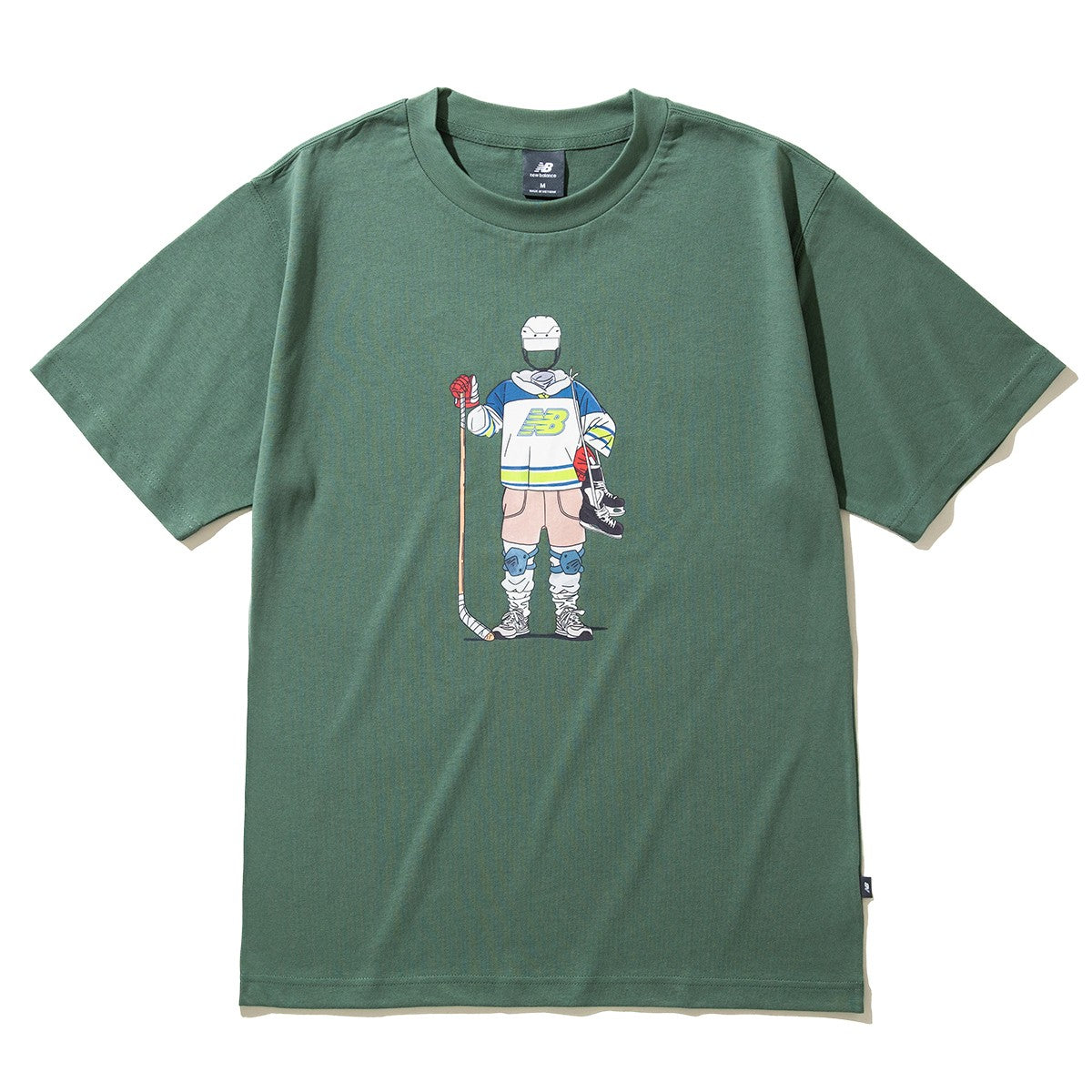 New Balance QTM HOCKEY T-SHIRT ニューバランス QTM ホッケー Tシャツ MT51659【メンズ 半袖Tシャツ グラフィック リラックスフィット 25SS】