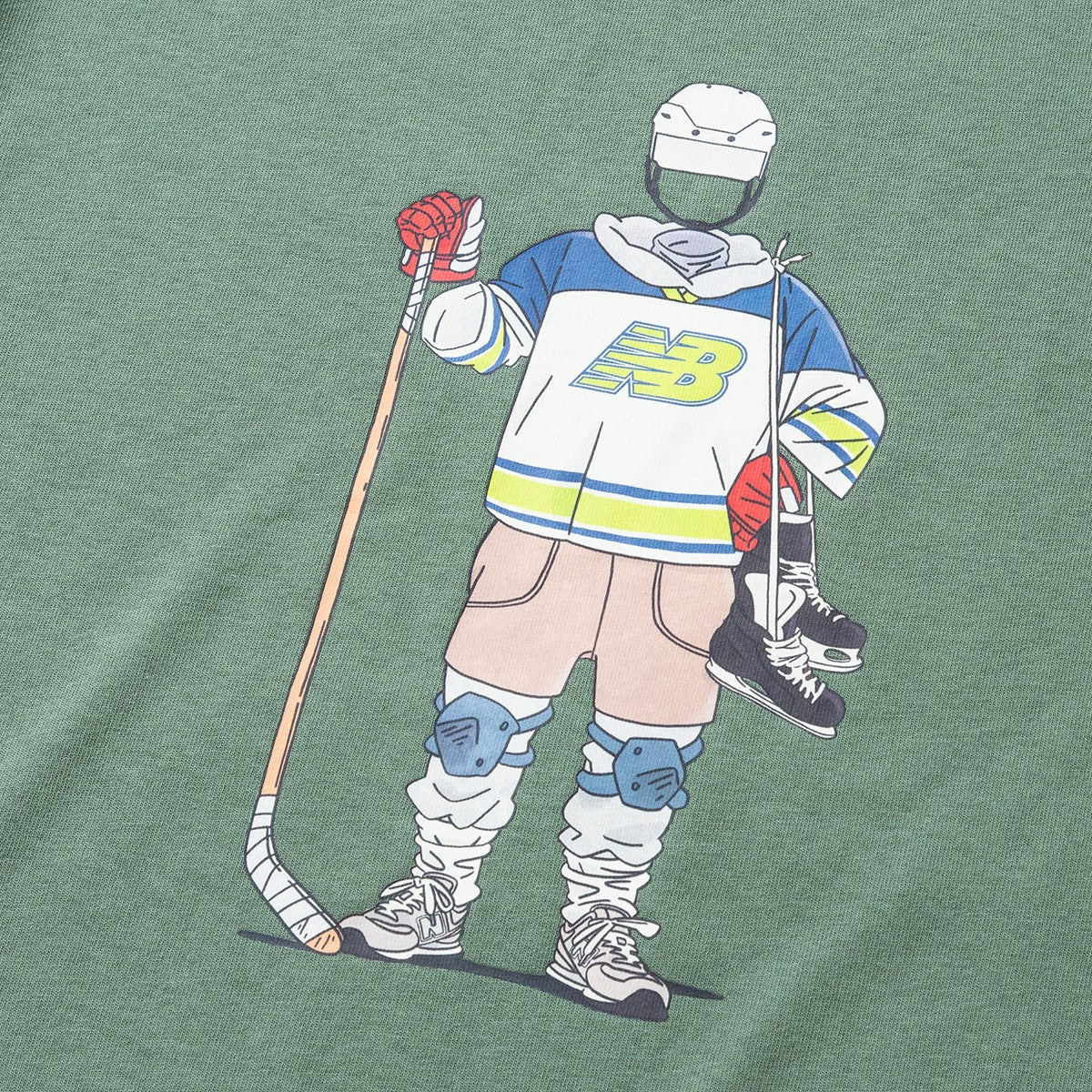 New Balance QTM HOCKEY T-SHIRT ニューバランス QTM ホッケー Tシャツ MT51659【メンズ 半袖Tシャツ グラフィック リラックスフィット 25SS】
