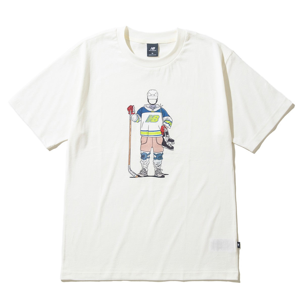 New Balance QTM HOCKEY T-SHIRT ニューバランス QTM ホッケー Tシャツ MT51659【メンズ 半袖Tシャツ グラフィック リラックスフィット 25SS】
