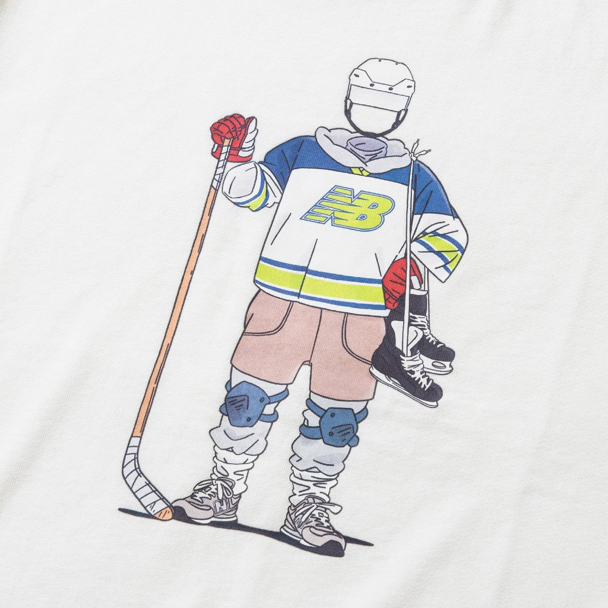 New Balance QTM HOCKEY T-SHIRT ニューバランス QTM ホッケー Tシャツ MT51659【メンズ 半袖Tシャツ グラフィック リラックスフィット 25SS】