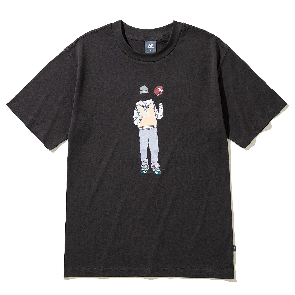 New Balance QTM FOOTBALL T-SHIRT ニューバランス QTM フットボール Tシャツ MT51660【メンズ 半袖Tシャツ グラフィック リラックスフィット 25SS】