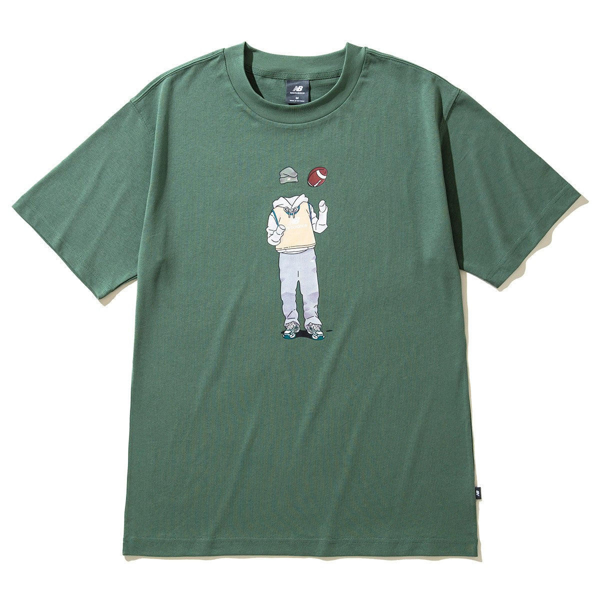 New Balance QTM FOOTBALL T-SHIRT ニューバランス QTM フットボール Tシャツ MT51660【メンズ 半袖Tシャツ グラフィック リラックスフィット 25SS】