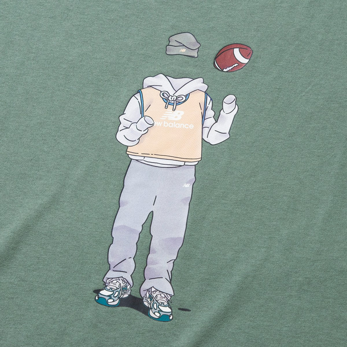 New Balance QTM FOOTBALL T-SHIRT ニューバランス QTM フットボール Tシャツ MT51660【メンズ 半袖Tシャツ グラフィック リラックスフィット 25SS】