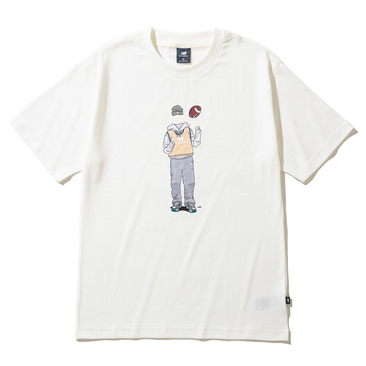 New Balance QTM FOOTBALL T-SHIRT ニューバランス QTM フットボール Tシャツ MT51660【メンズ 半袖Tシャツ グラフィック リラックスフィット 25SS】