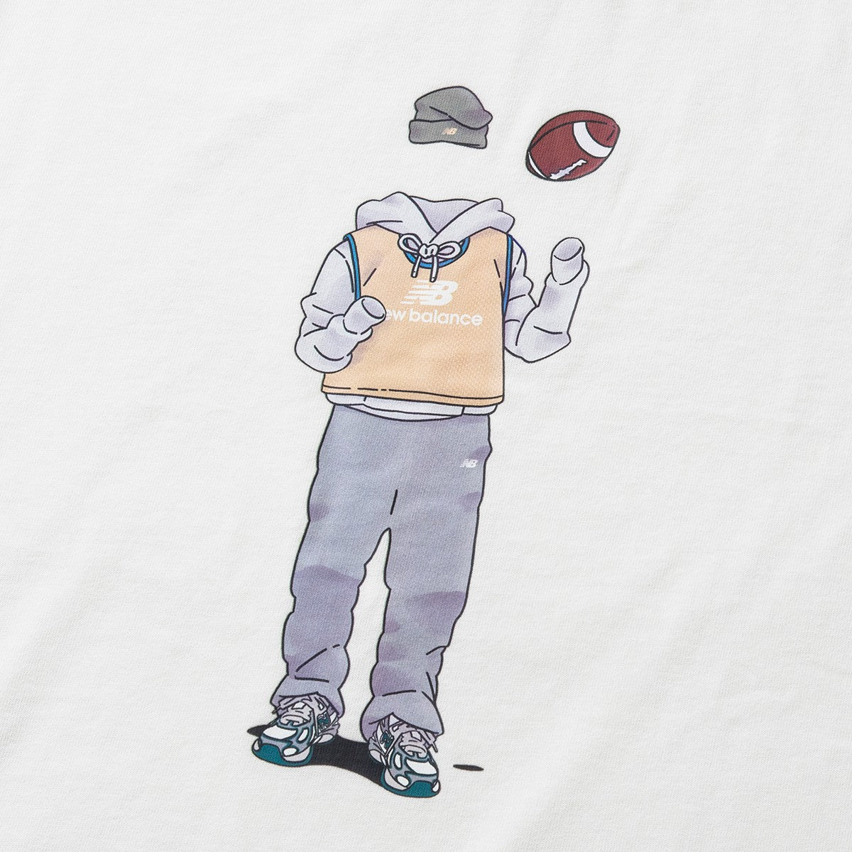 New Balance QTM FOOTBALL T-SHIRT ニューバランス QTM フットボール Tシャツ MT51660【メンズ 半袖Tシャツ グラフィック リラックスフィット 25SS】