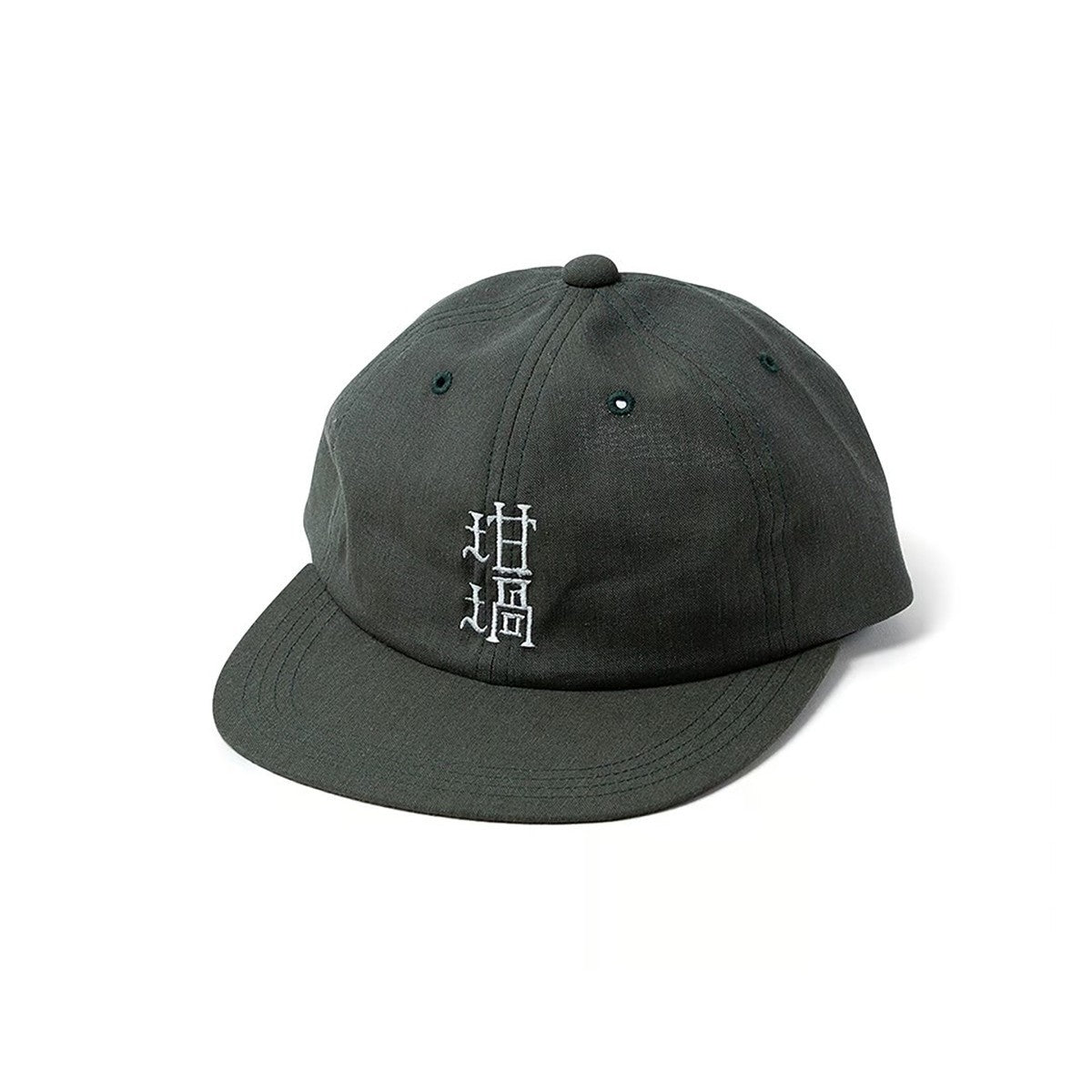 坩堝 LINEN 6PANEL CAP - ARMY