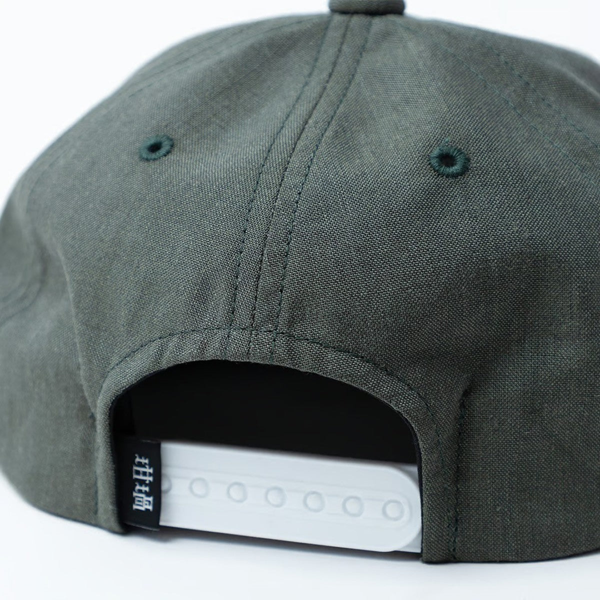 坩堝 LINEN 6PANEL CAP - ARMY