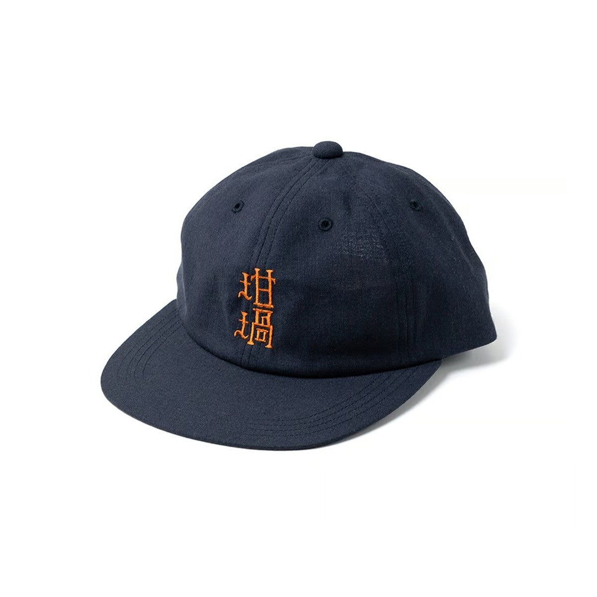 坩堝 LINEN 6PANEL CAP - NAVY