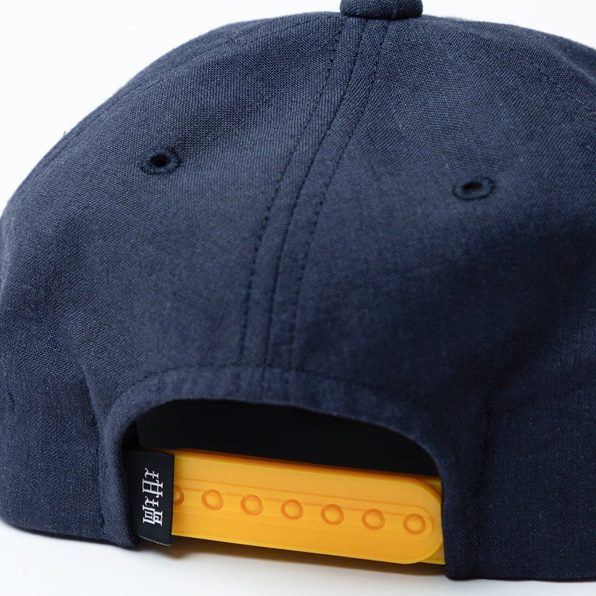 坩堝 LINEN 6PANEL CAP - NAVY