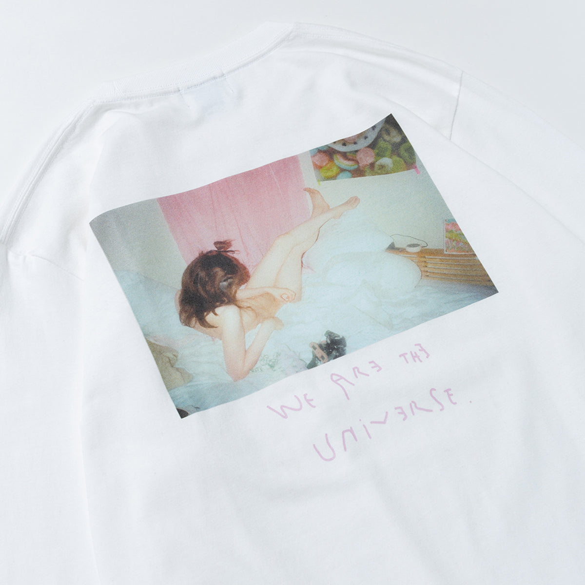 We are the universe Ls t-shirts (RUTSUBO×Yuri Hanamori × MOMO)