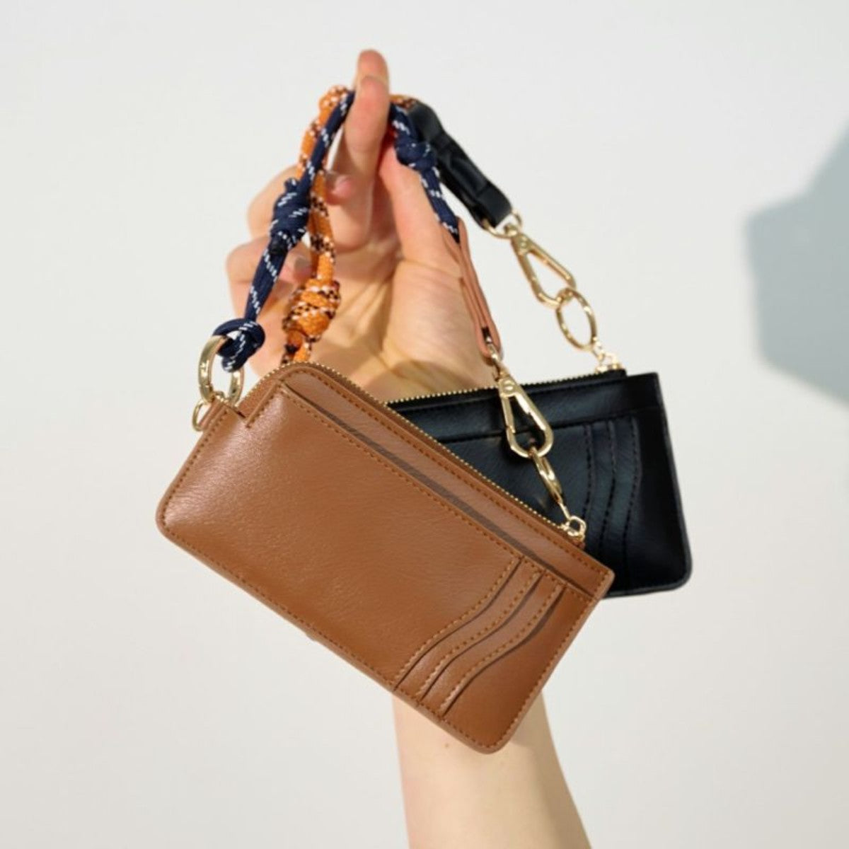 LE VERNIS Paracord wallet ル・ベルニ パラコード ウォレット 244-210601【レディース 財布 ウォレット L字ファスナー オフィスカジュアル 無地 25SS】