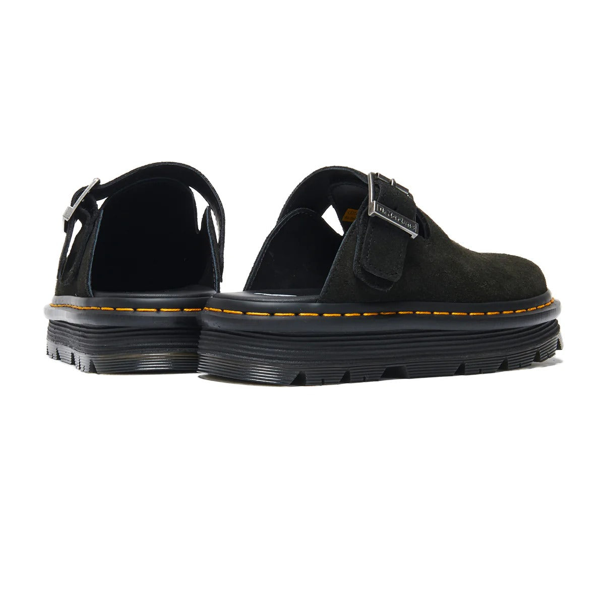 Dr. MARTENS ZEBZAG MULE ドクターマーチン ZEBZAG ミュール スリング バック シューズ 31657001【レディース 厚底 スリッポン ベルトシューズ スエード カジュアルスタイル 25SS】