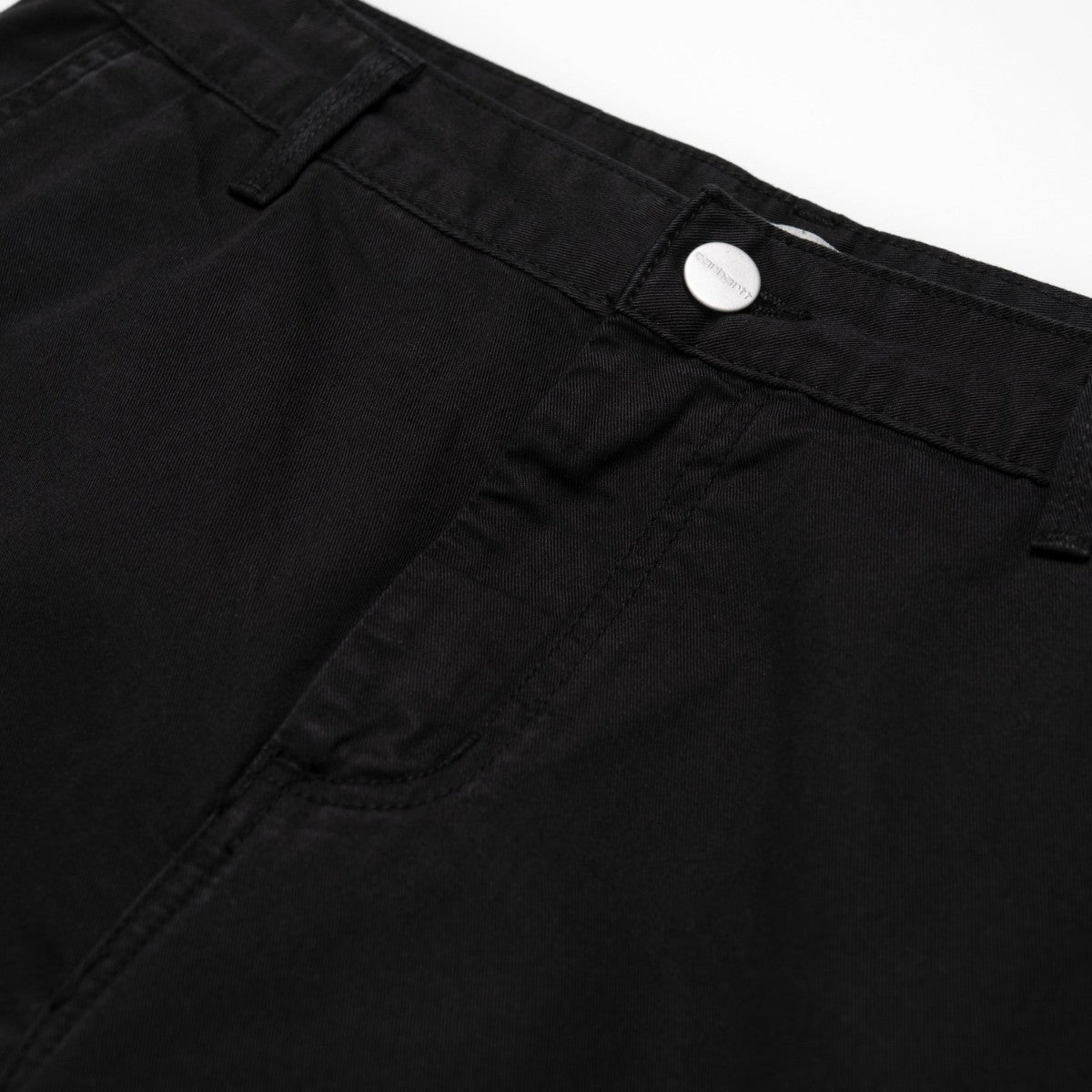 Carhartt WIP W' PIERCE PANT STRAIGHT - Black (garment dyed)