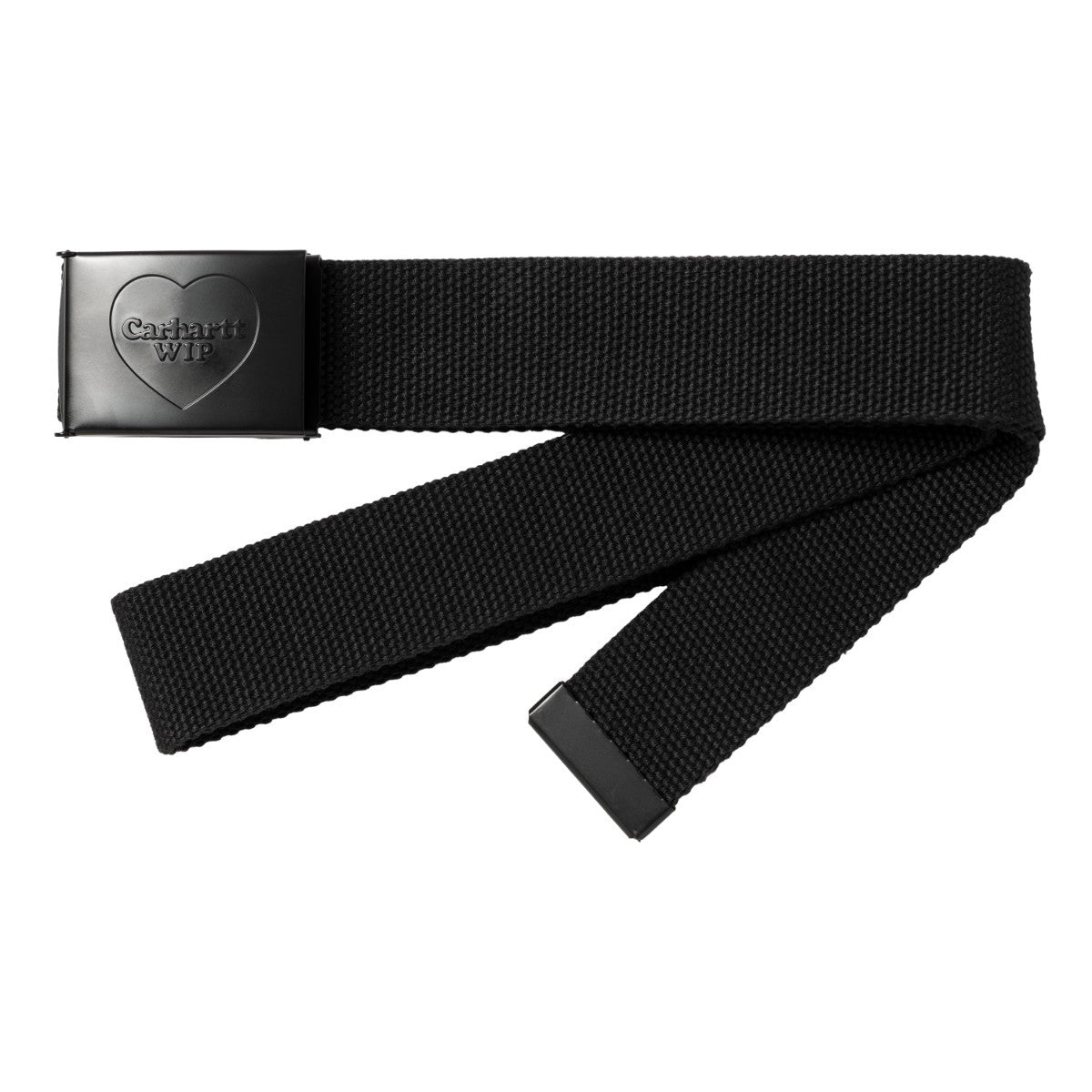 Carhartt WIP HEART CLIP BELT - Black / Black