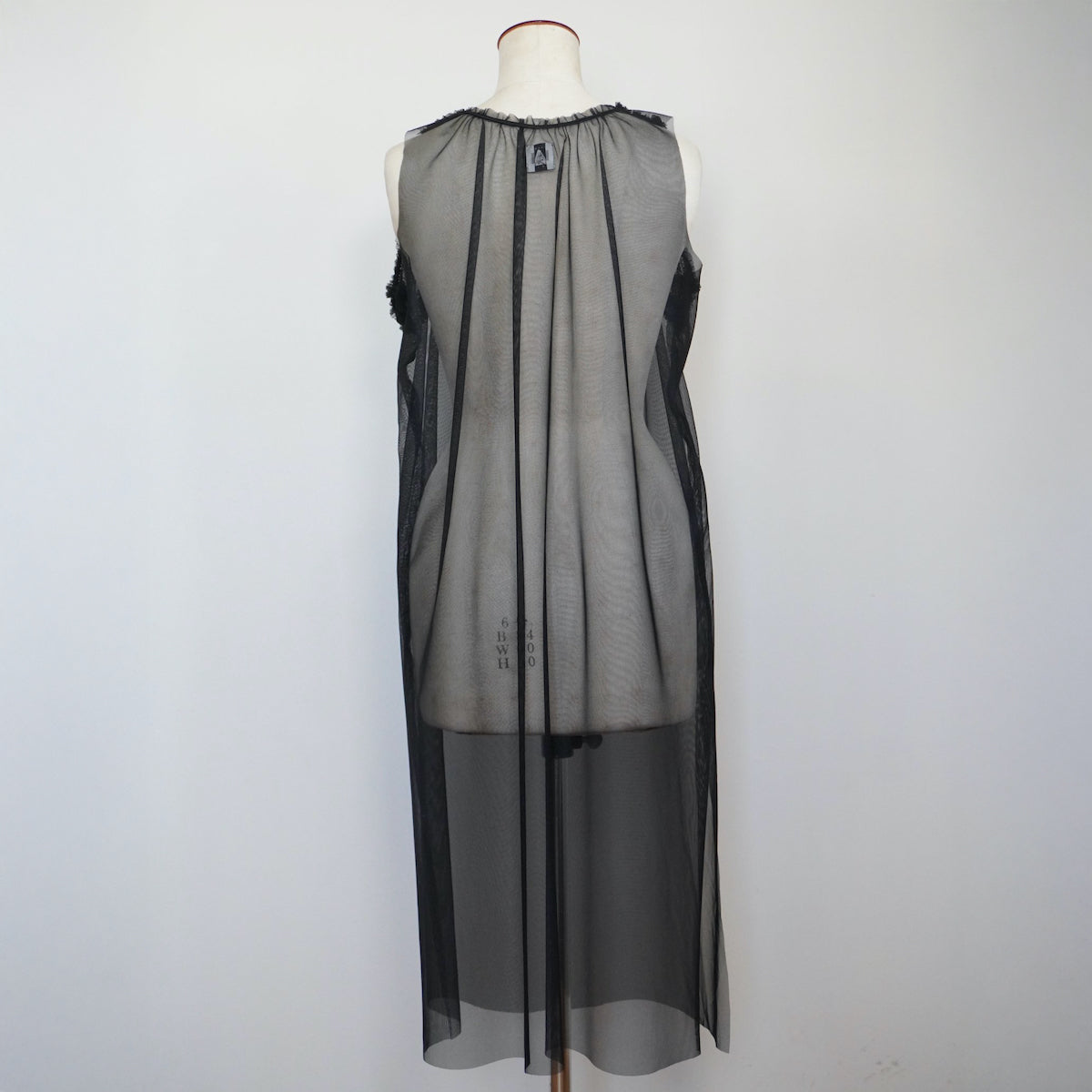 YuumiARIA EMBROIDARY TULLE DRESS ユウミアリア エンブロイダリー チュール ドレス 251-AS023【レディース ドレス シアードレス レイヤード 透け感 刺繍 25SS】