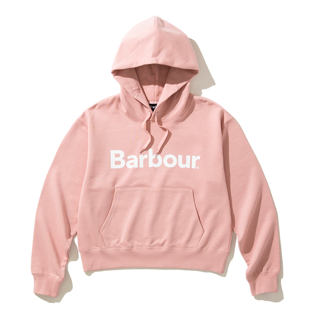 Barbour "Japan Limited" Ladies Sweat Hoodie バブアー ロゴ クロップド スウェット フード パーカー LOLG002【レディース 日本限定 フーディー 25SS】