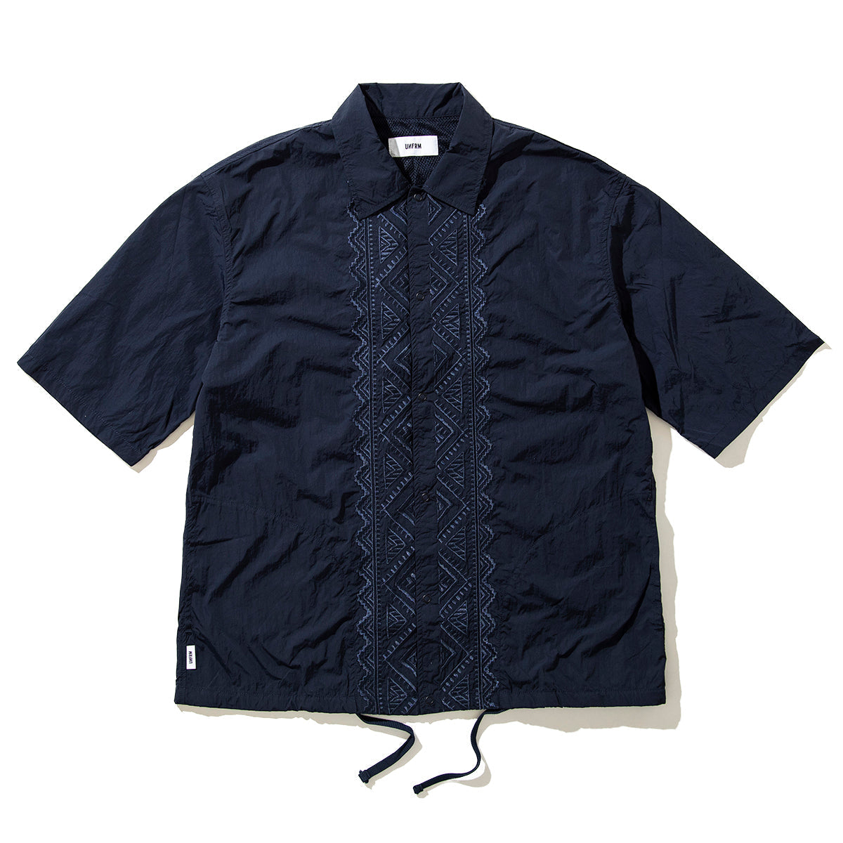 PE TYPEWRITER AFRICAN EMBROIDERY S/S WORK SHIRT