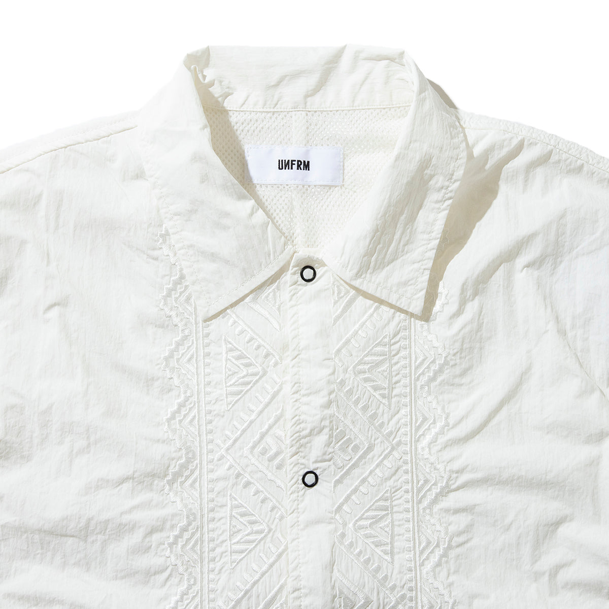 PE TYPEWRITER AFRICAN EMBROIDERY S/S WORK SHIRT