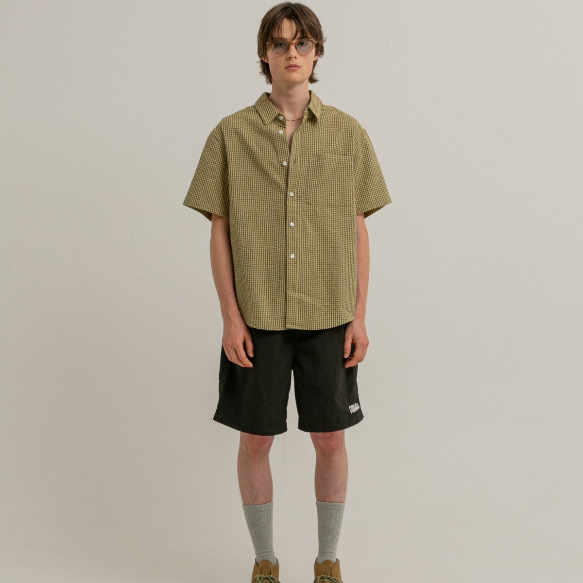 TASLAN NYLON COZY SHORTS