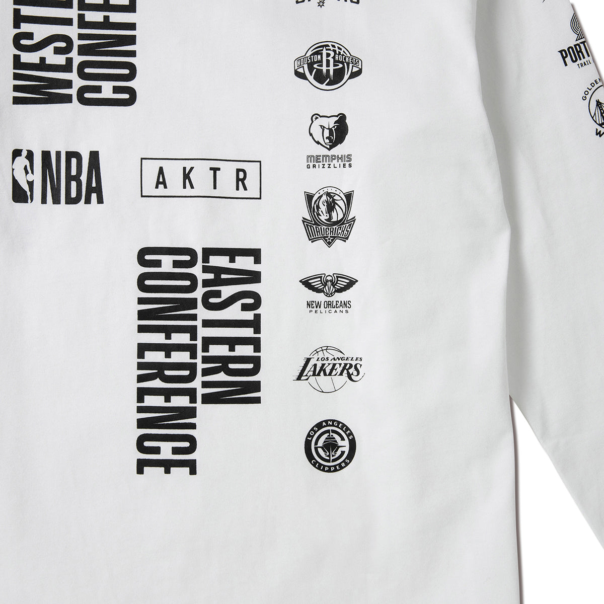 NBA x AKTR W&E L/S TEE