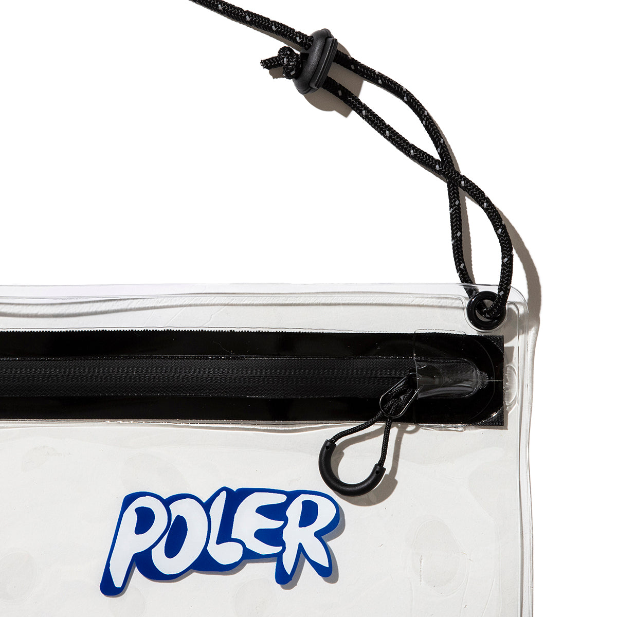 POLER HIGH&DRY PVC CLEAR MOBILE SACOCHE ポーラー ハイ&ドライ PVC クリア モバイル サコッシュ 251MCV0117【メンズ ショルダーバッグ サコッシュ クリア アウトドア 25SS】