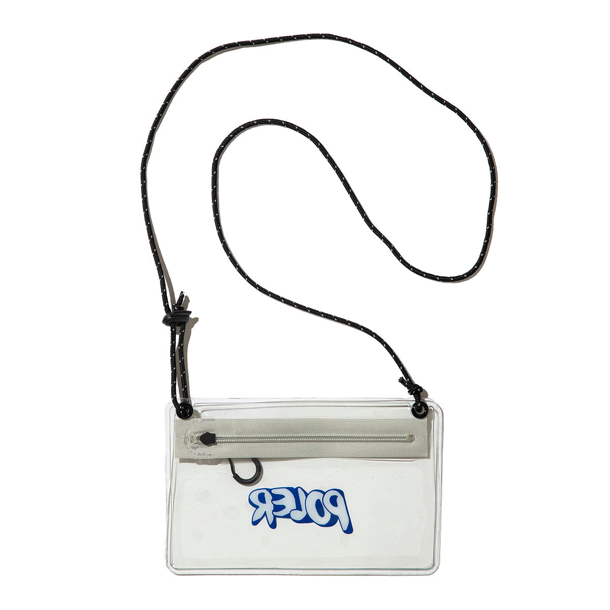 POLER HIGH&DRY PVC CLEAR MOBILE SACOCHE ポーラー ハイ&ドライ PVC クリア モバイル サコッシュ 251MCV0117【メンズ ショルダーバッグ サコッシュ クリア アウトドア 25SS】