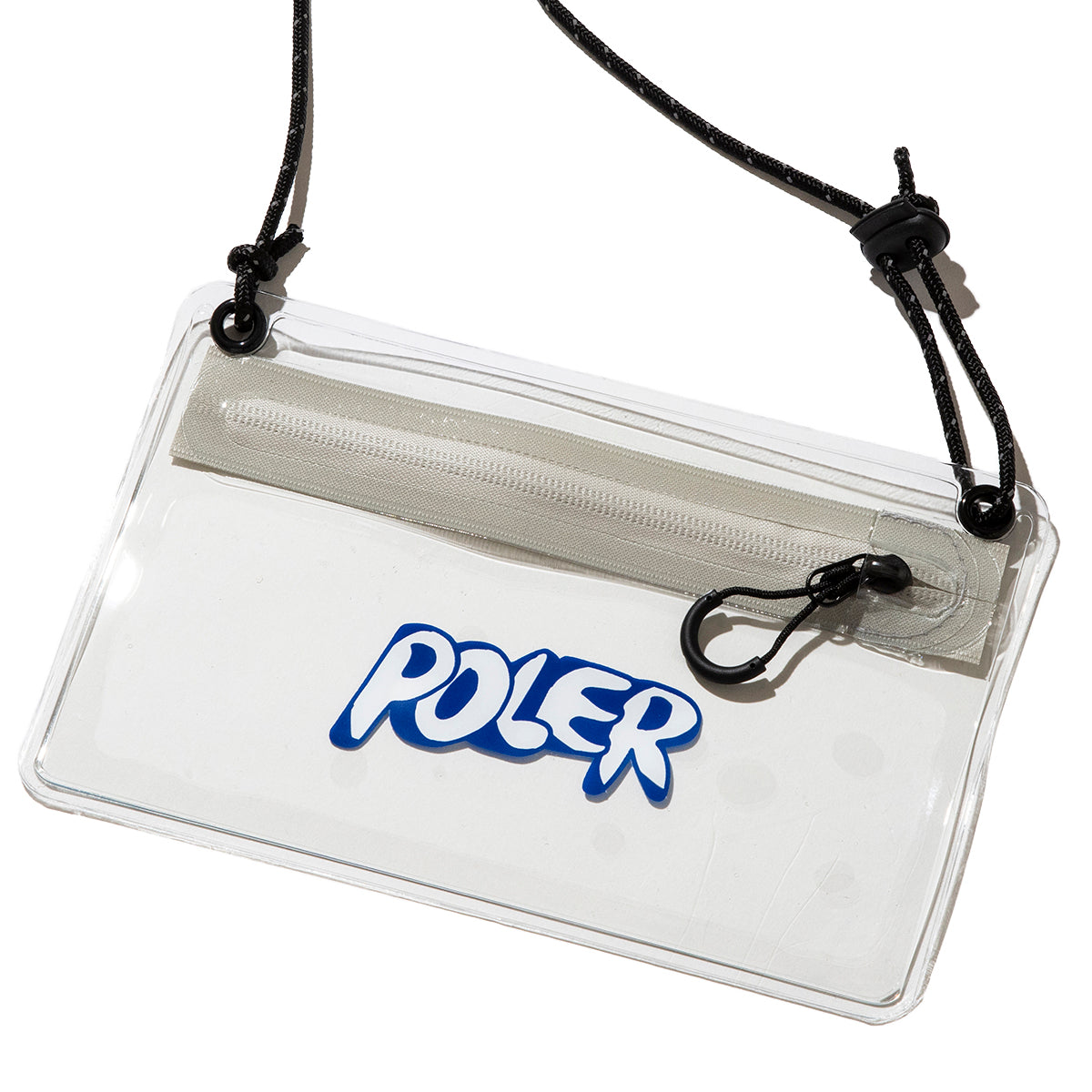 POLER HIGH&DRY PVC CLEAR MOBILE SACOCHE ポーラー ハイ&ドライ PVC クリア モバイル サコッシュ 251MCV0117【メンズ ショルダーバッグ サコッシュ クリア アウトドア 25SS】