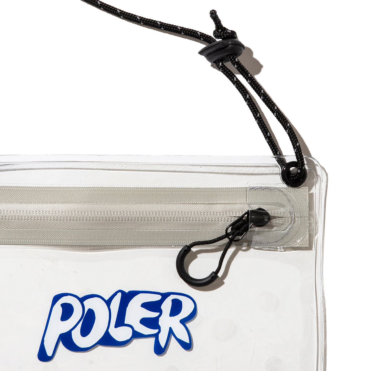 POLER HIGH&DRY PVC CLEAR MOBILE SACOCHE ポーラー ハイ&ドライ PVC クリア モバイル サコッシュ 251MCV0117【メンズ ショルダーバッグ サコッシュ クリア アウトドア 25SS】