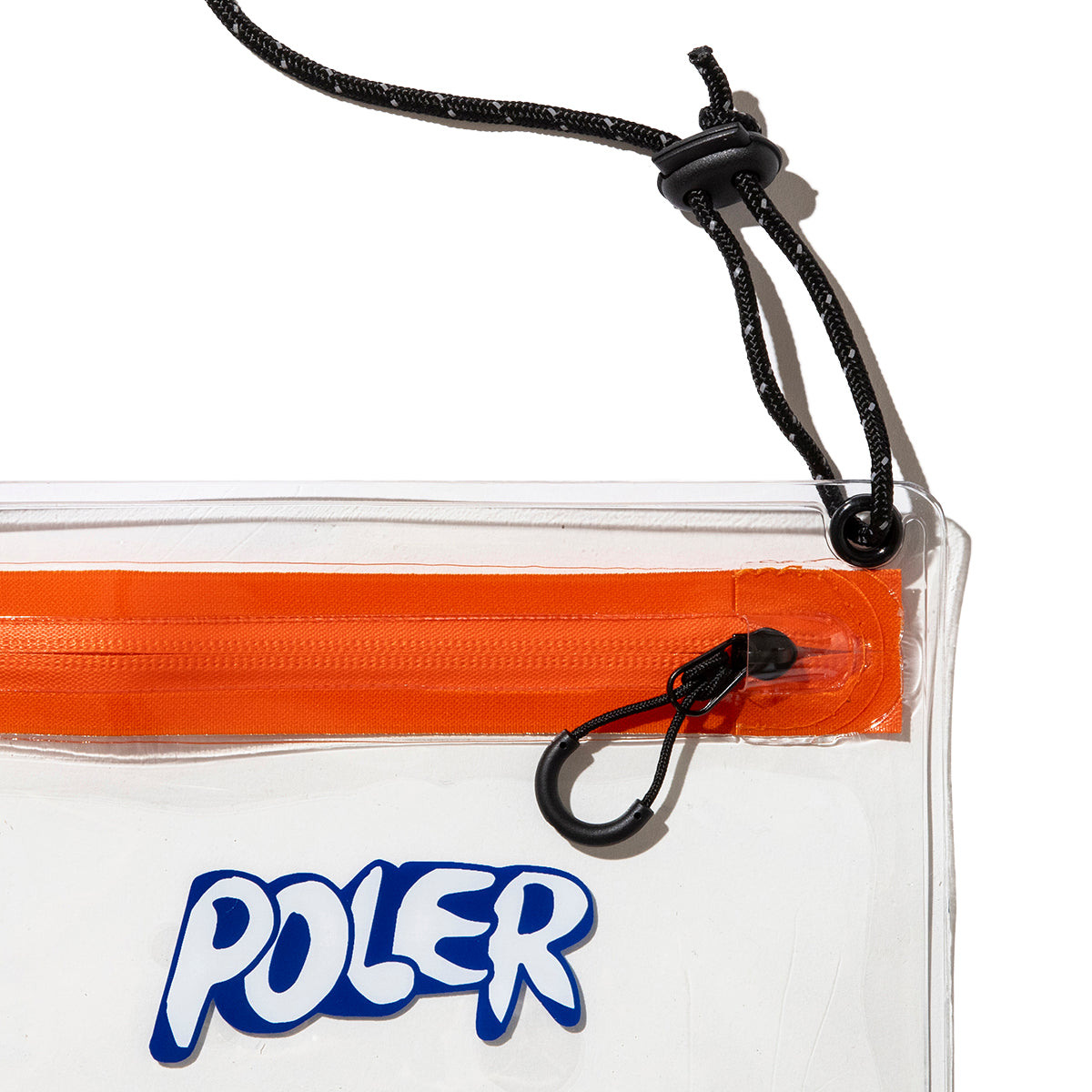 POLER HIGH&DRY PVC CLEAR MOBILE SACOCHE ポーラー ハイ&ドライ PVC クリア モバイル サコッシュ 251MCV0117【メンズ ショルダーバッグ サコッシュ クリア アウトドア 25SS】