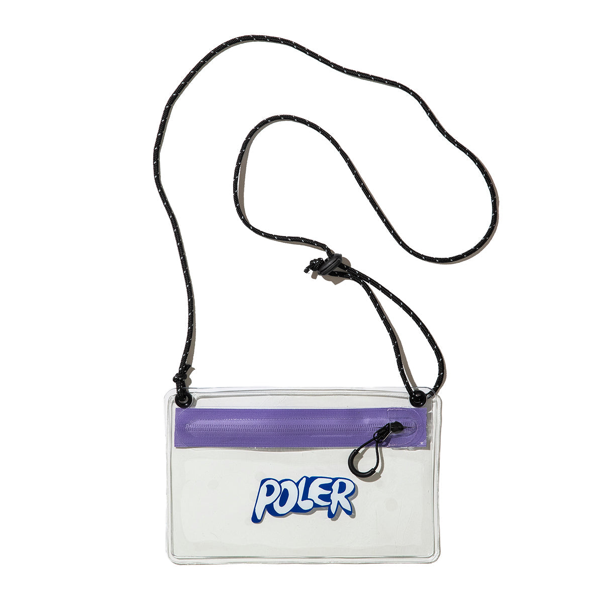 POLER HIGH&DRY PVC CLEAR MOBILE SACOCHE ポーラー ハイ&ドライ PVC クリア モバイル サコッシュ 251MCV0117【メンズ ショルダーバッグ サコッシュ クリア アウトドア 25SS】